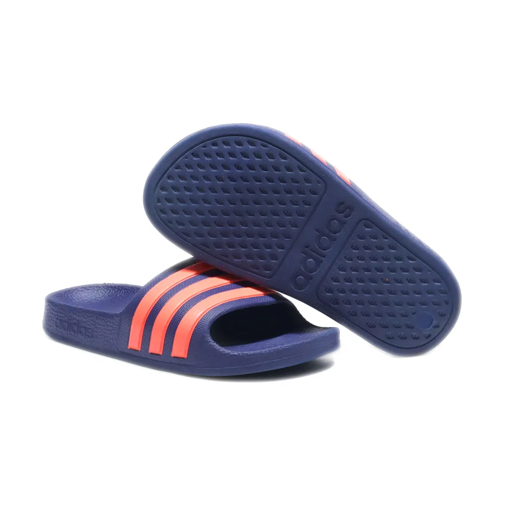 Adidas Adilette Flat Sandals Eva Blue Colour For Kids