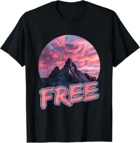 Adventure Hiking Free Mountain Landscapes Experience T-Shirt