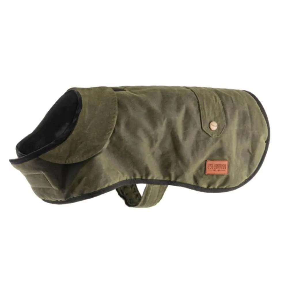 Ancol Heritage Waterproof Wax Dog Coat