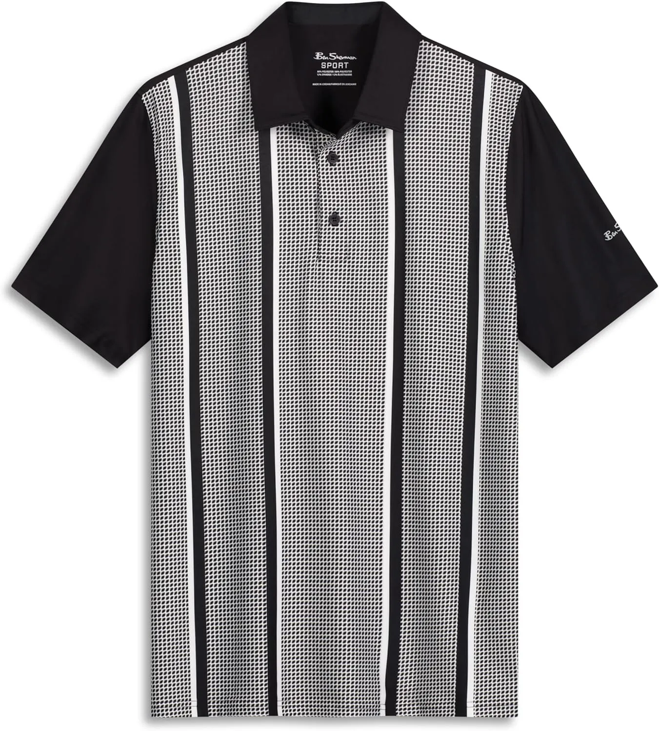 Ben Sherman Men's Performance Golf Polo Shirts Stretch, Extra Soft Fabric, Moisture-Wicking, Odor Resistant