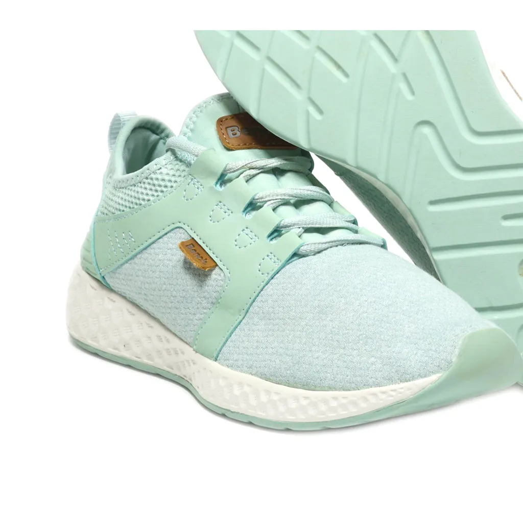 Bench. Casual Lace Ups Fabric Green Colour For Men