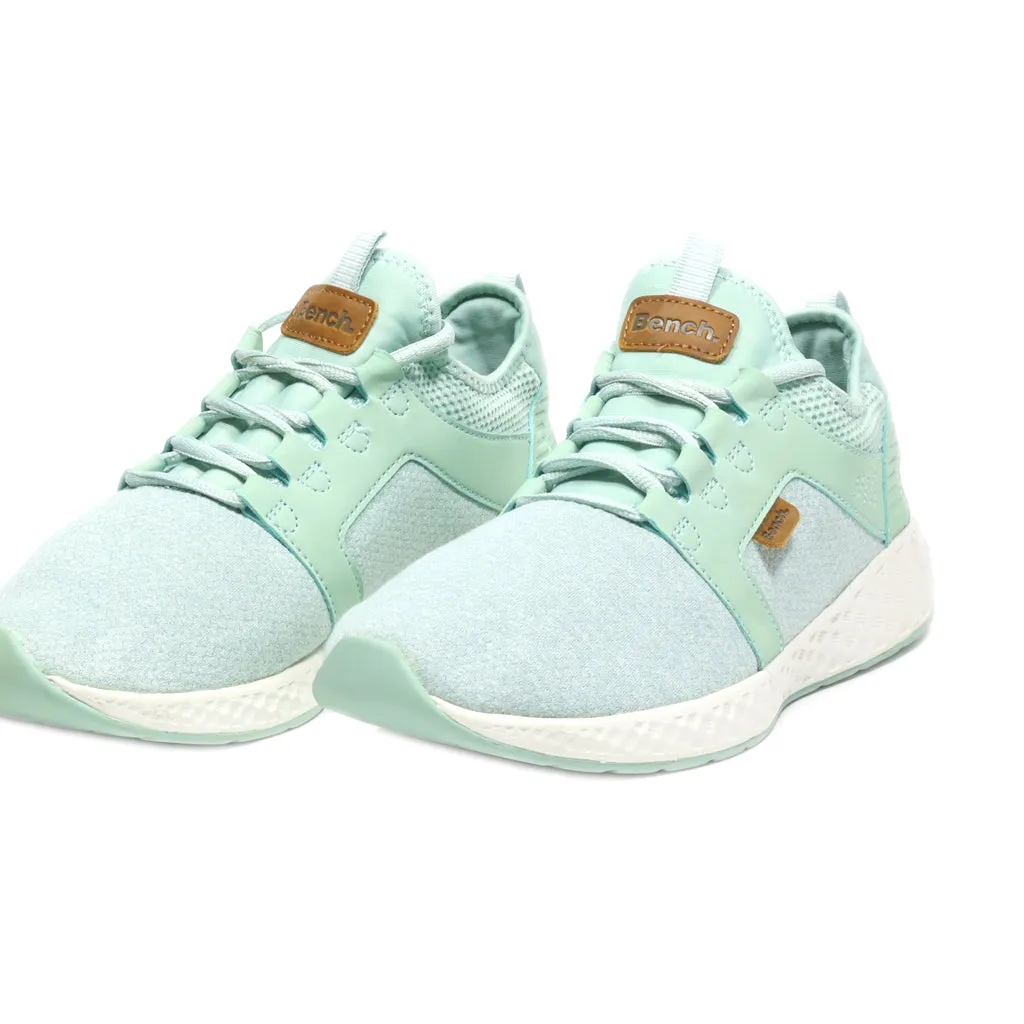Bench. Casual Lace Ups Fabric Green Colour For Men