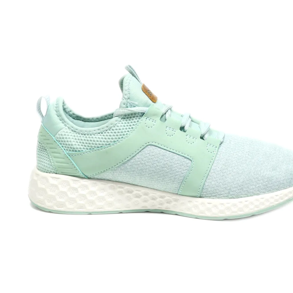 Bench. Casual Lace Ups Fabric Green Colour For Men