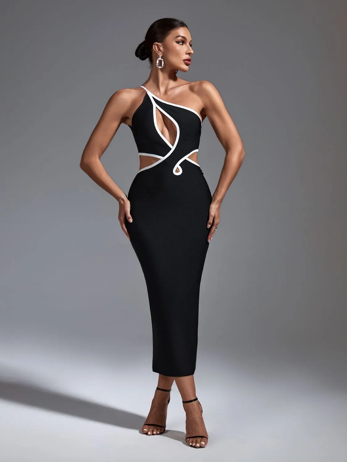 Black Bandage Evening Dress