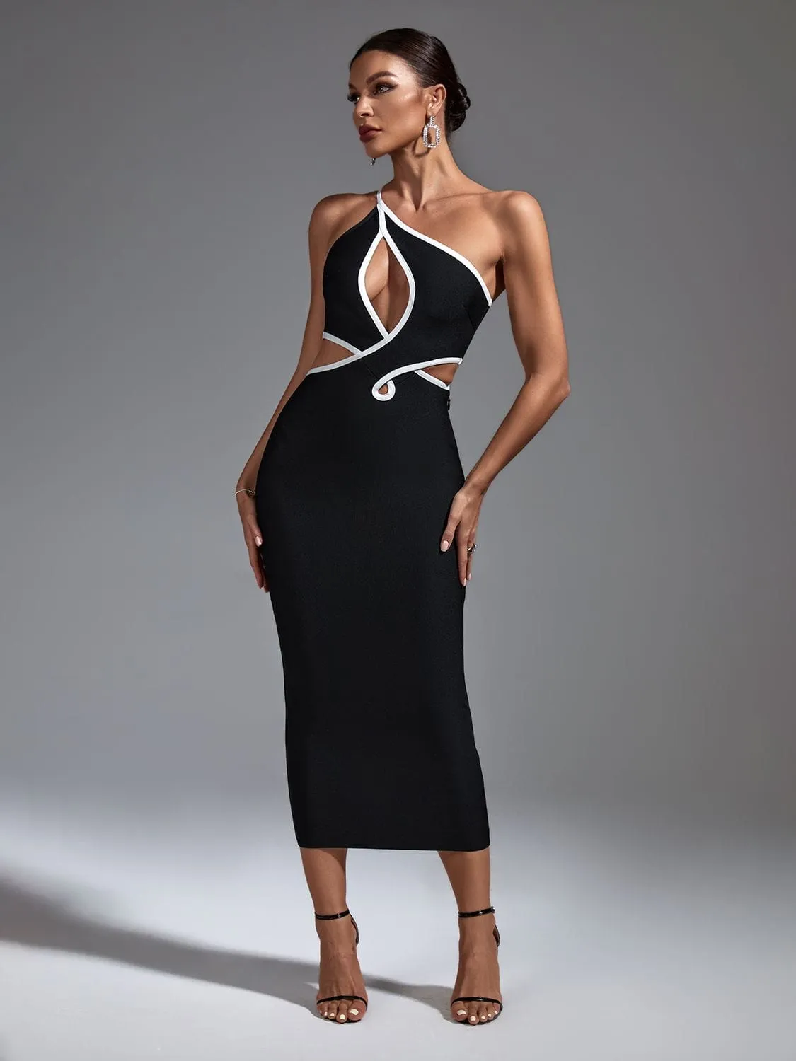 Black Bandage Evening Dress