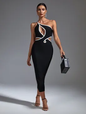 Black Bandage Evening Dress