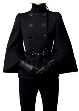 Black Jacket with flared sleeves