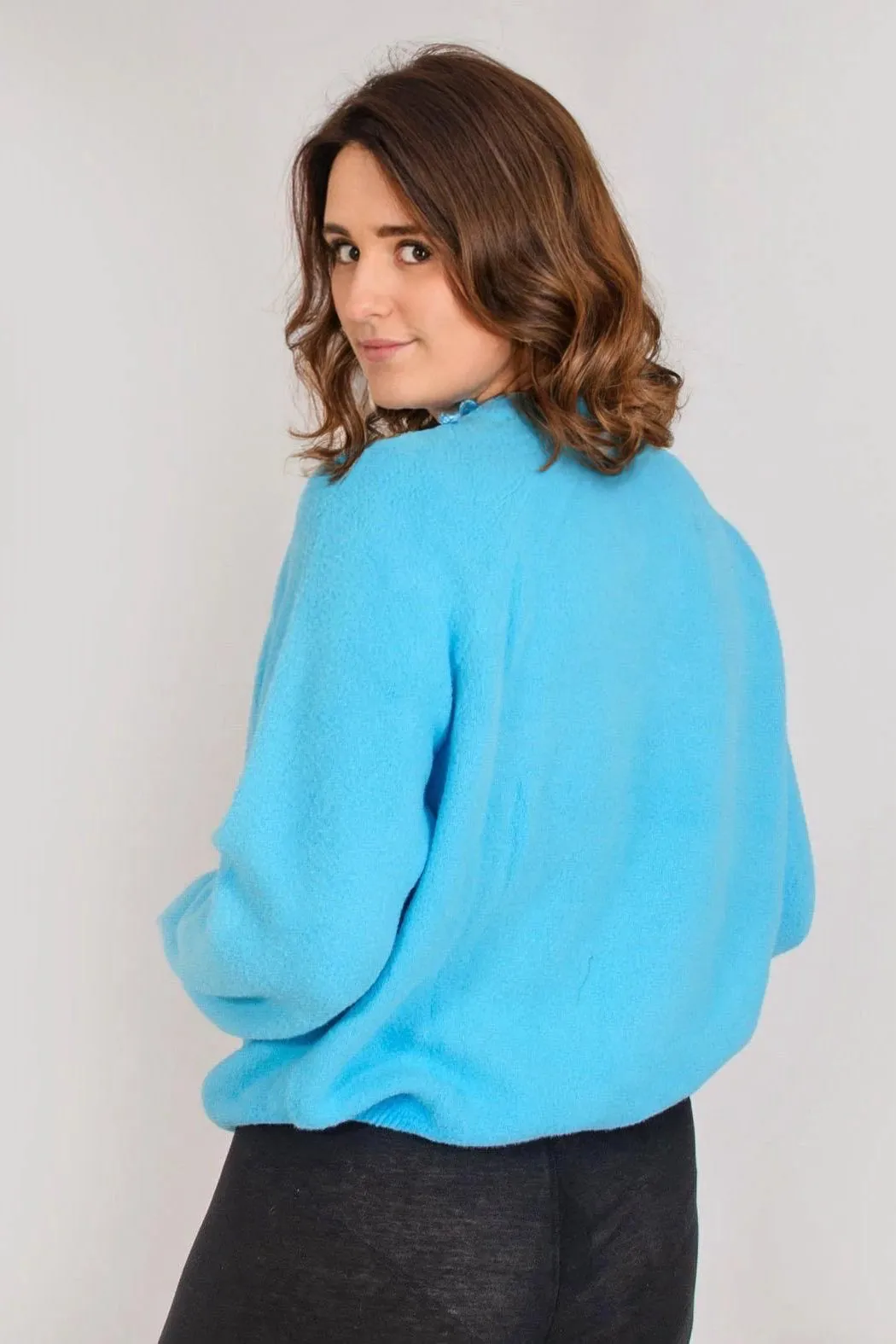 Boucle Knit Crew Neck Jumper