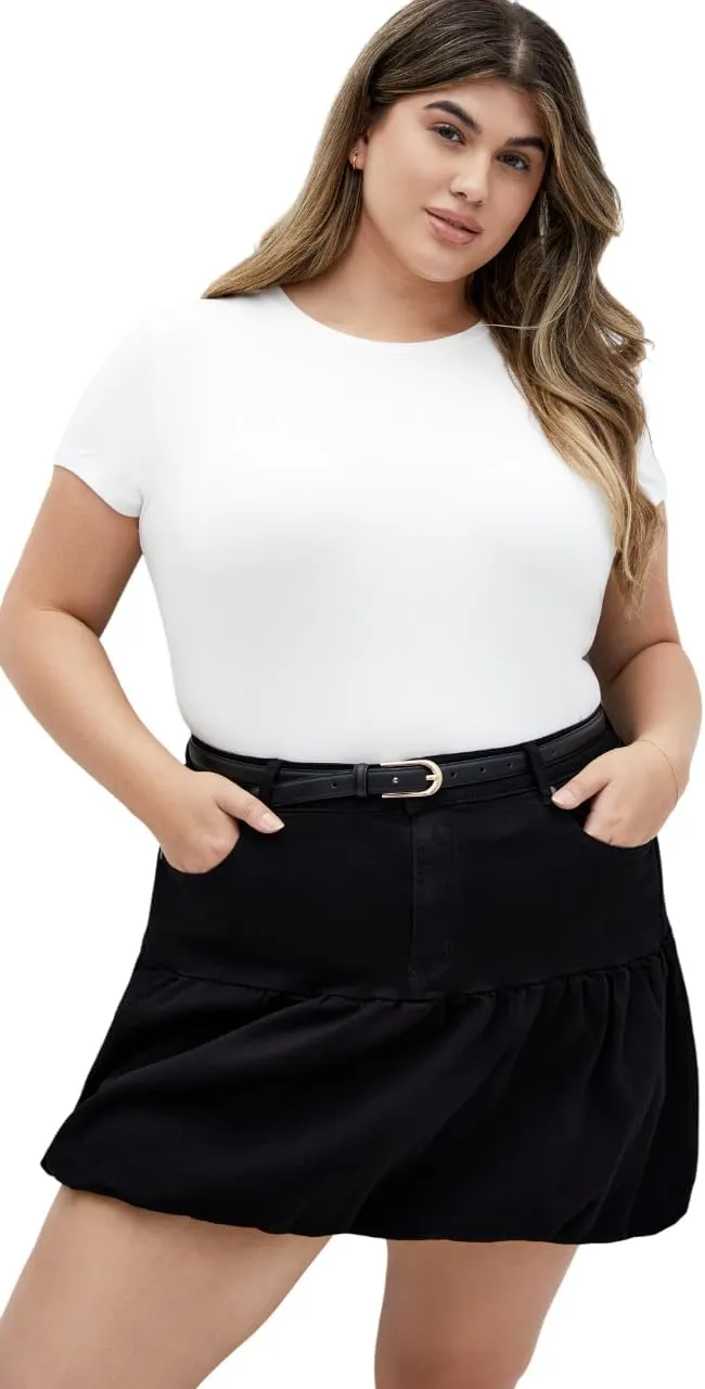 City Chic Women's Plus Size Skirt-Maisy