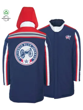 Columbus Blue Jackets Reversible Parka Jacket