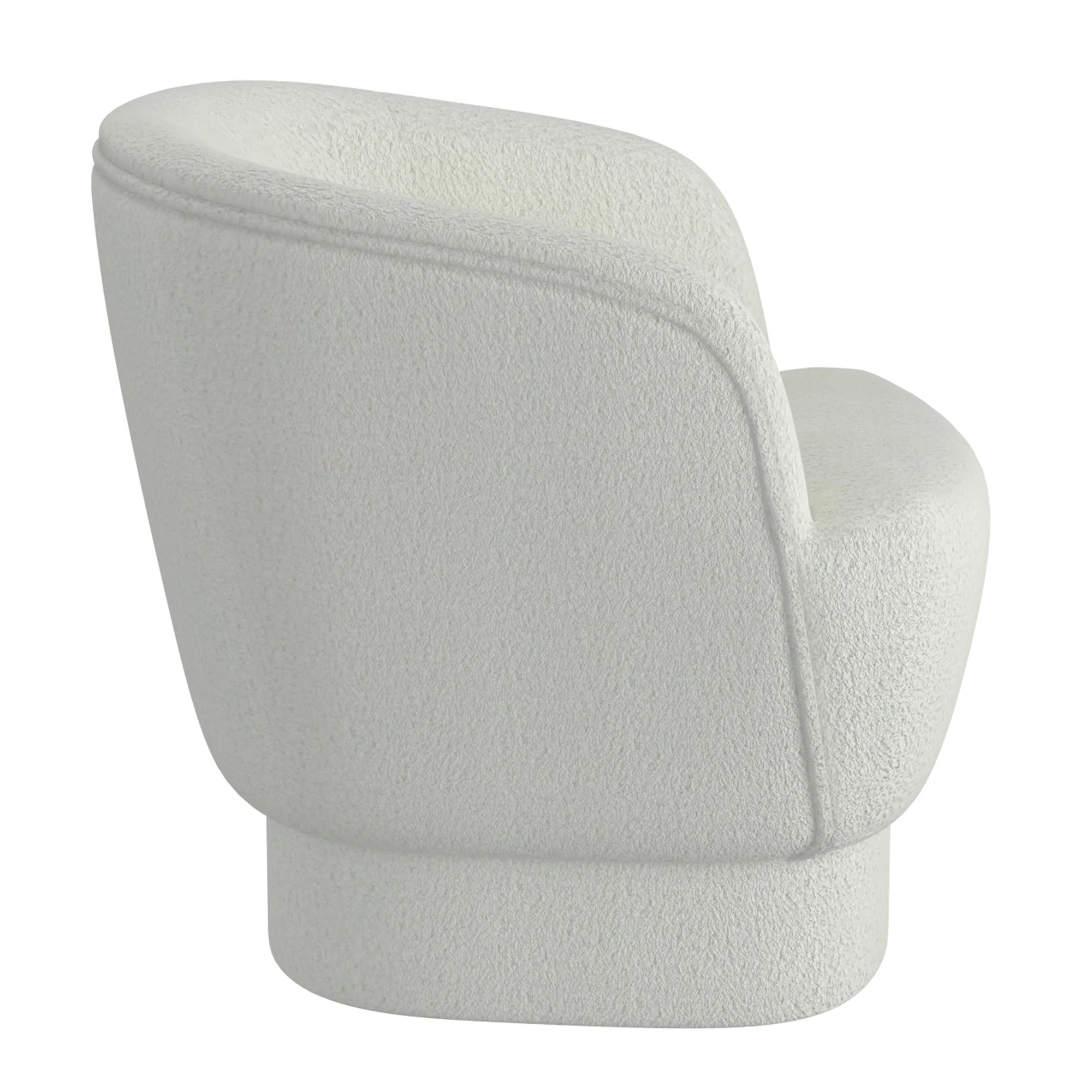 Cuddle Accent Chair in White