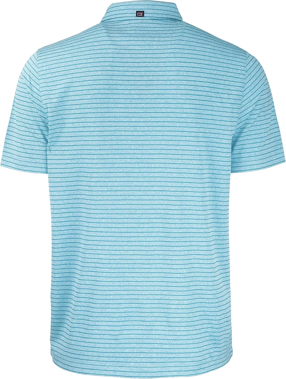 Cutter & Buck Forge Eco Heather Stripe Stretch Recycled Mens Polo