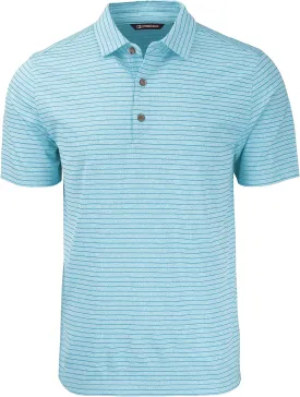 Cutter & Buck Forge Eco Heather Stripe Stretch Recycled Mens Polo
