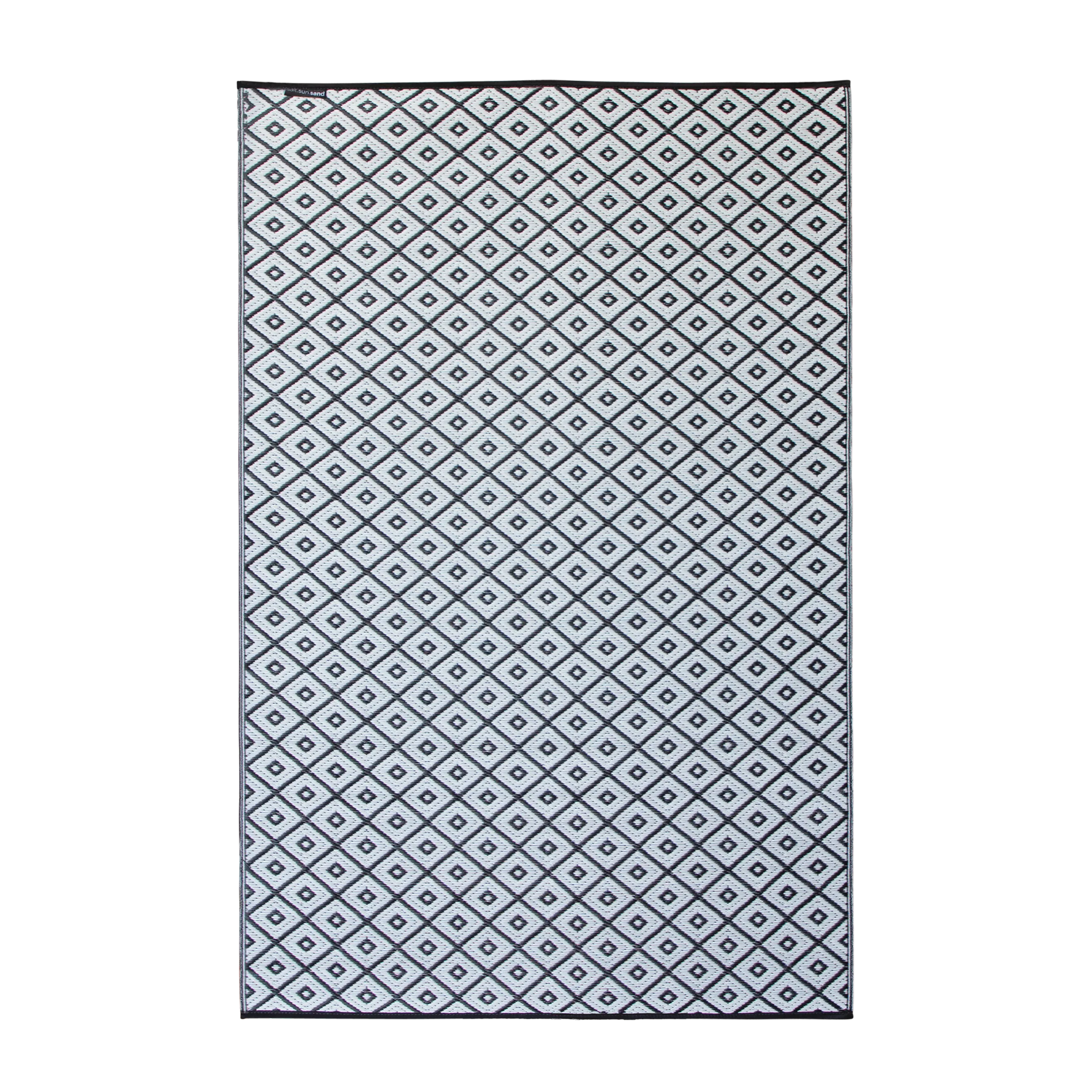 Diamond Black Rug in PP - 180 x 270 cm