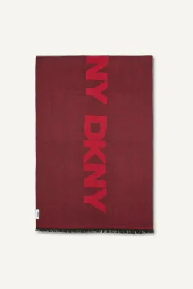 DKNY LOGO SCARF