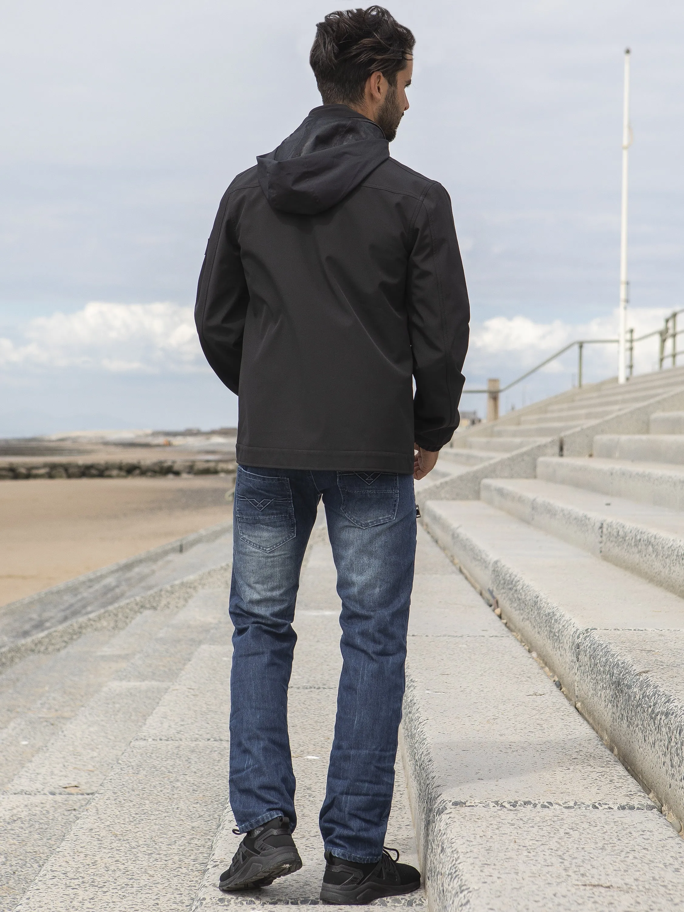 ETO Clearance | Designer Men's Grey Zip Jacket Style React