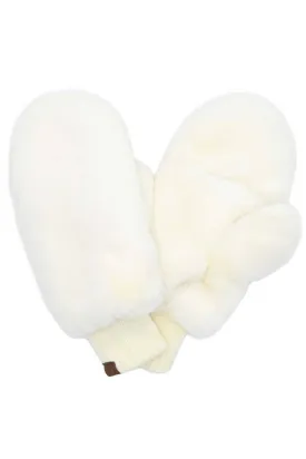 Faux Fur Mittens with Shepherd Lining