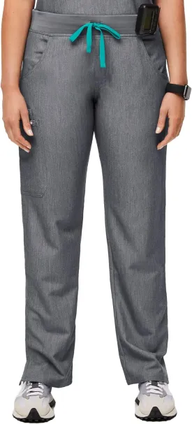 FIGS Kade Cargo Scrub Pants for Women  Classic Fit, Straight Leg, 4 Pockets, Yoga Waistband, Anti-Wrinkle Women Scrub Pants