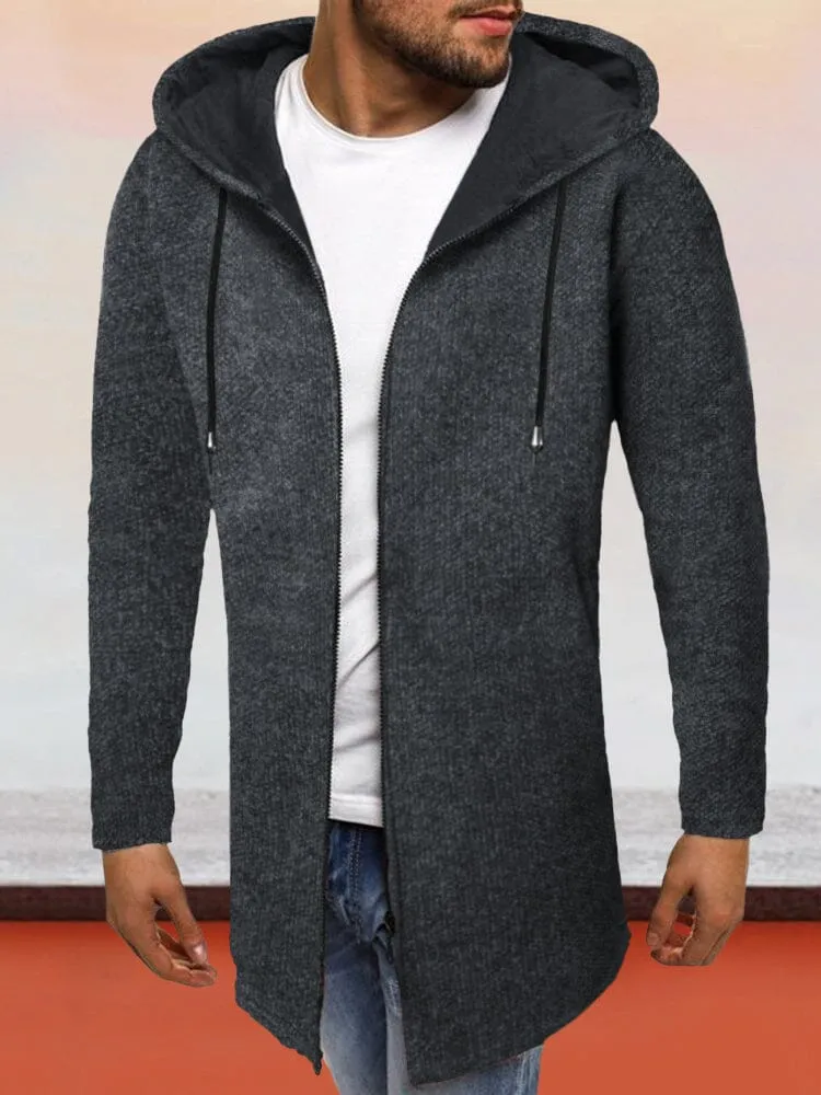 Flannelette Windproof Warm Knitted Coat
