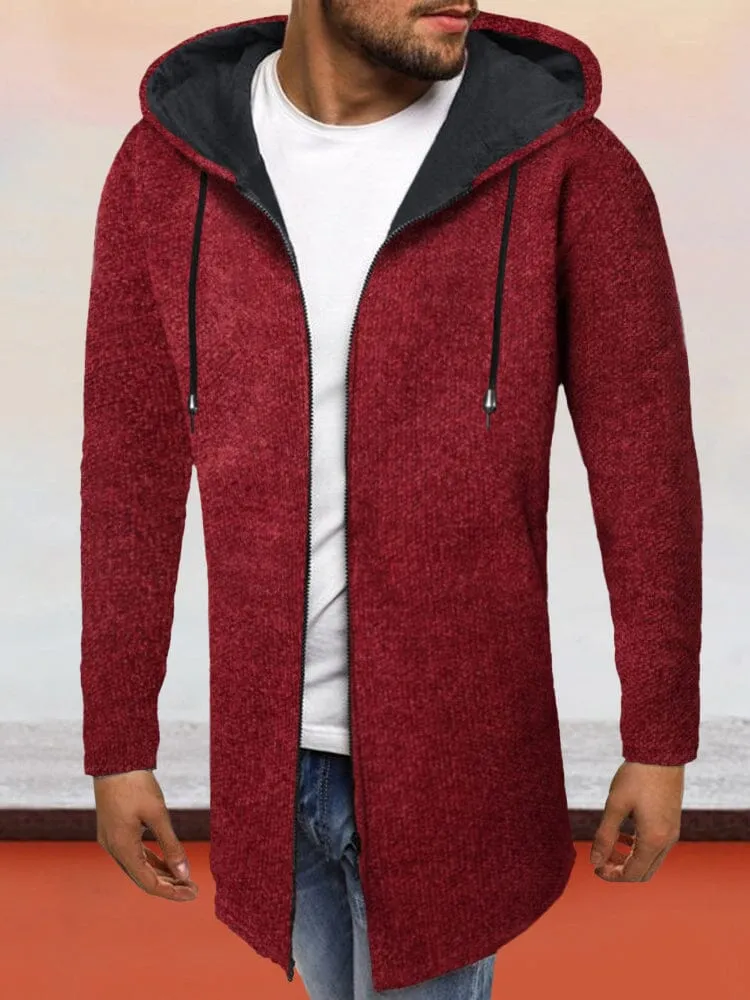 Flannelette Windproof Warm Knitted Coat