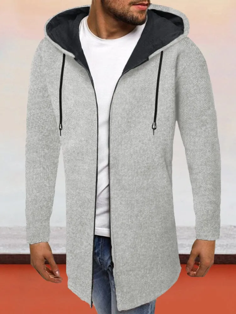 Flannelette Windproof Warm Knitted Coat