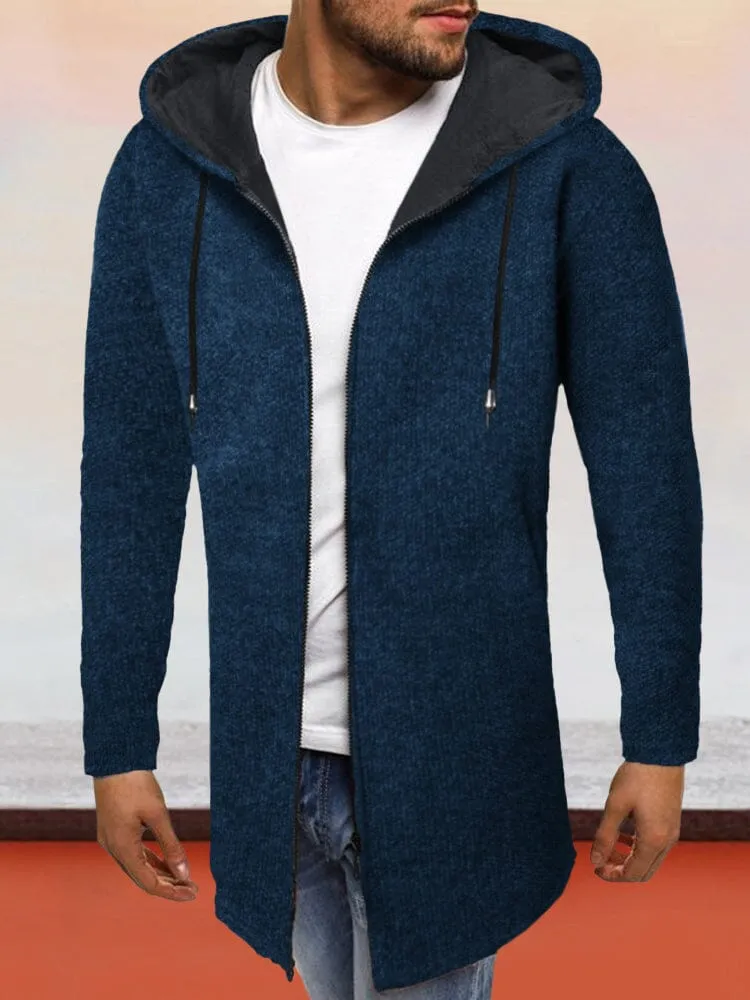 Flannelette Windproof Warm Knitted Coat