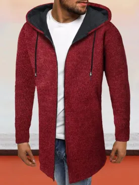 Flannelette Windproof Warm Knitted Coat