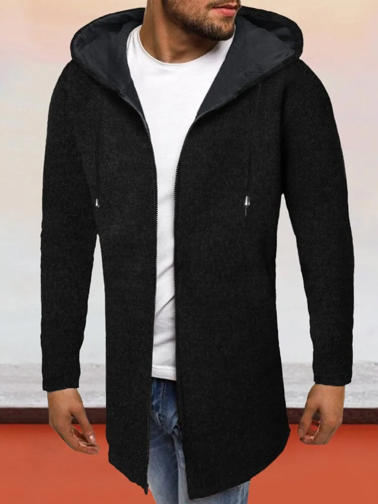 Flannelette Windproof Warm Knitted Coat
