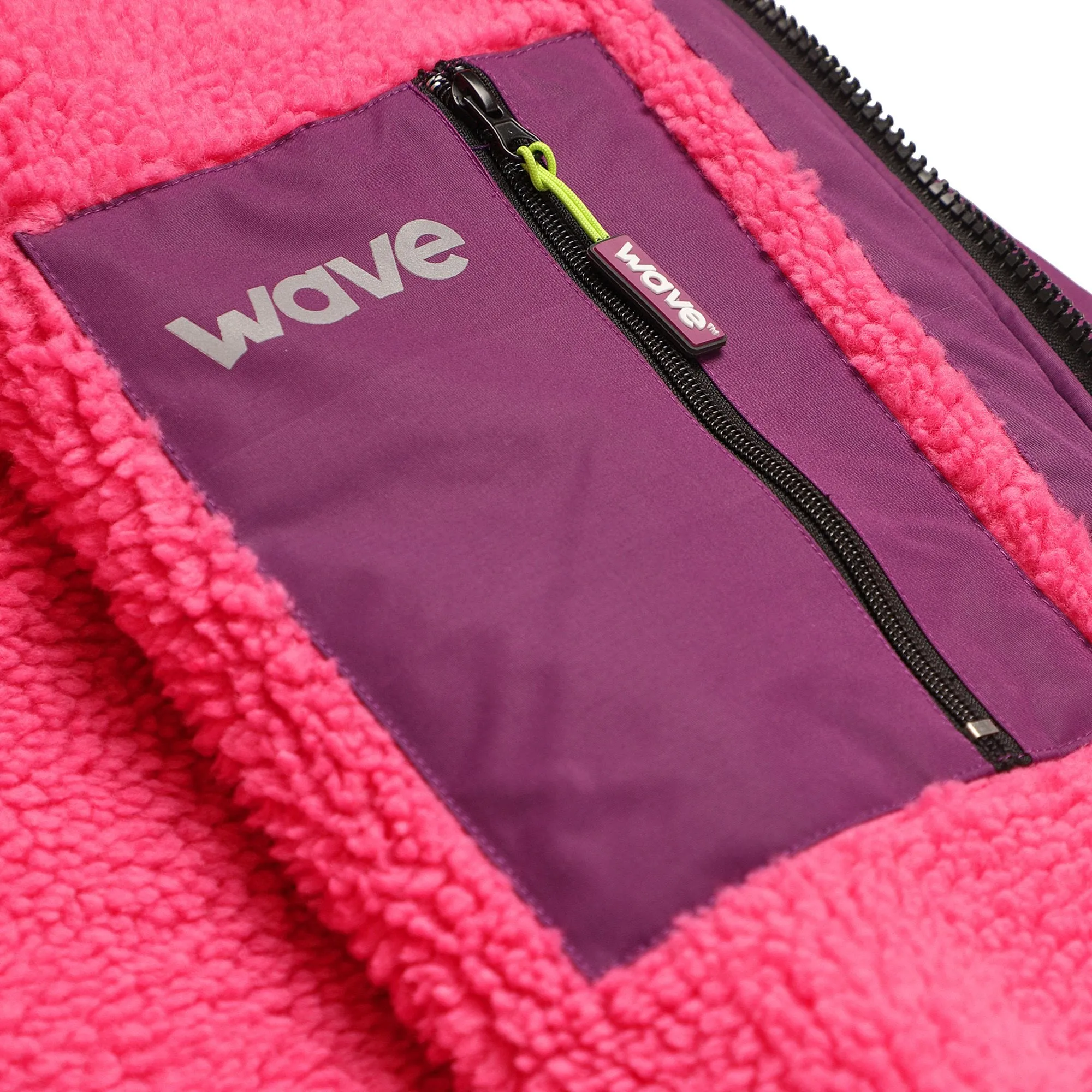 Fleece-Lined Waterproof Changing Robe | Waterproof & Windproof | Unisex | Purple