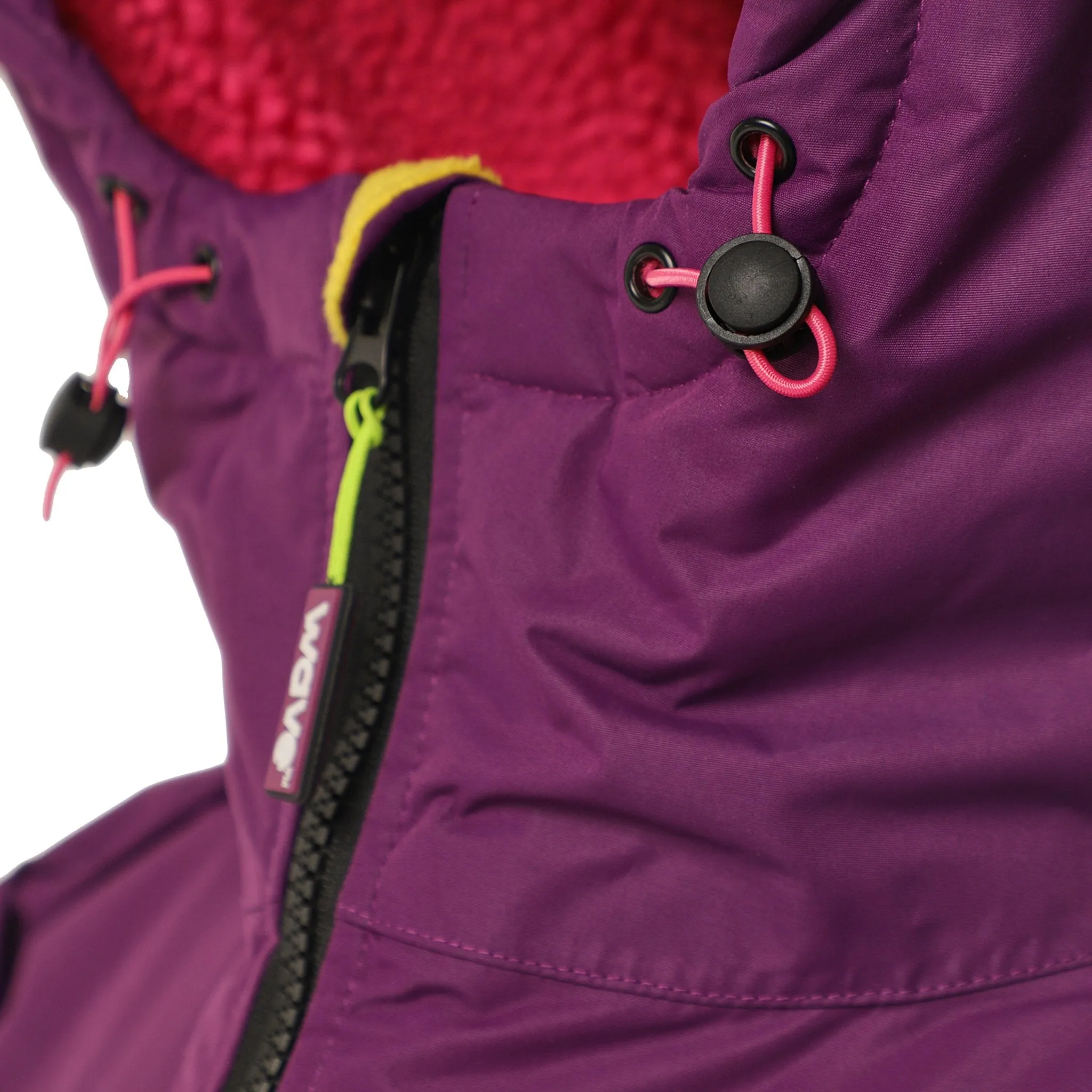 Fleece-Lined Waterproof Changing Robe | Waterproof & Windproof | Unisex | Purple