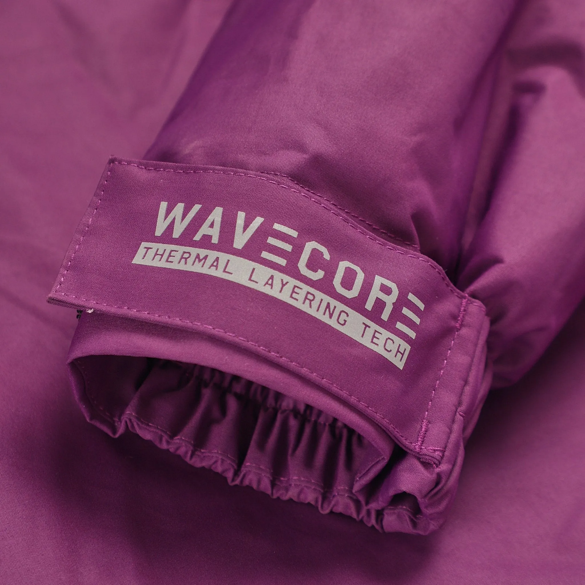 Fleece-Lined Waterproof Changing Robe | Waterproof & Windproof | Unisex | Purple