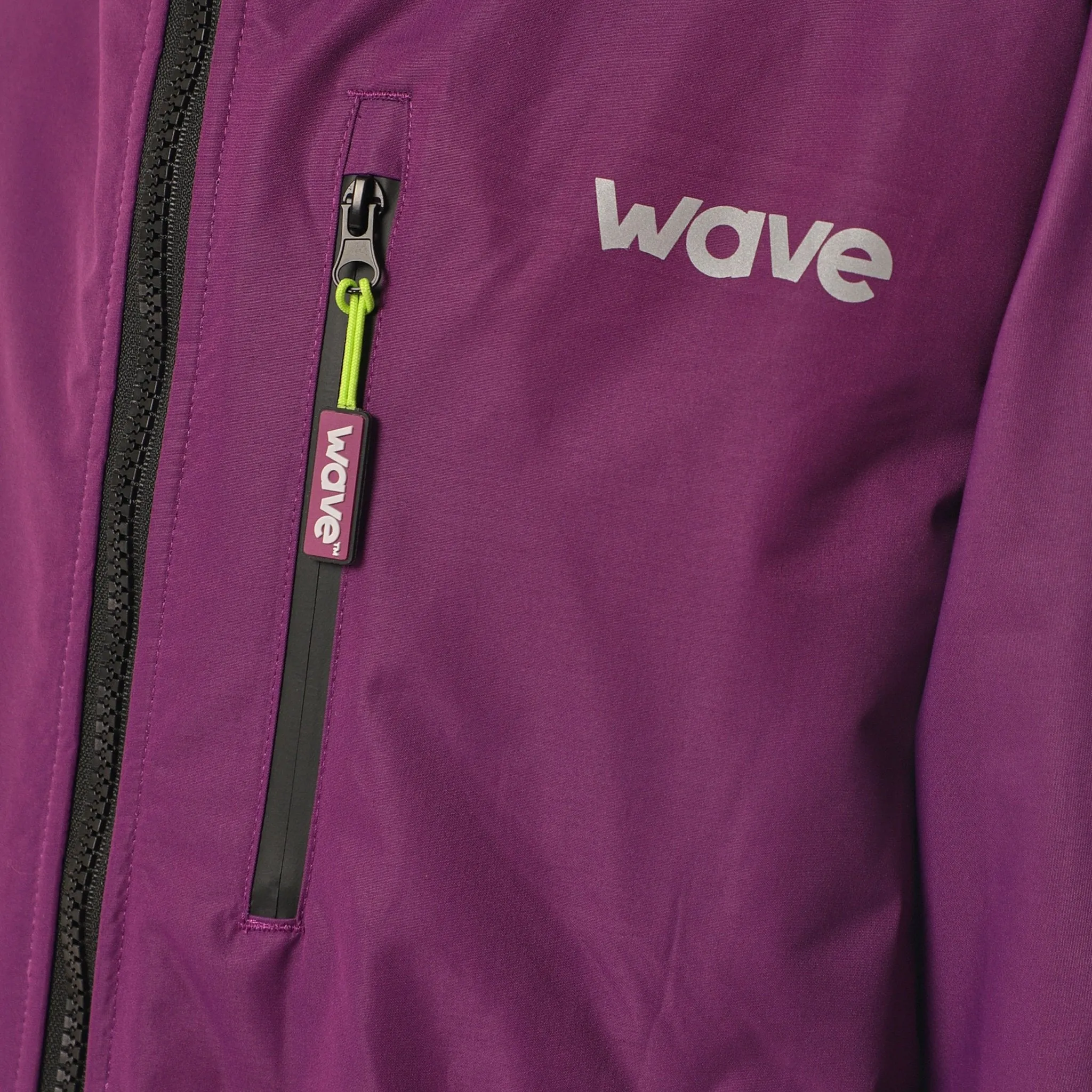Fleece-Lined Waterproof Changing Robe | Waterproof & Windproof | Unisex | Purple