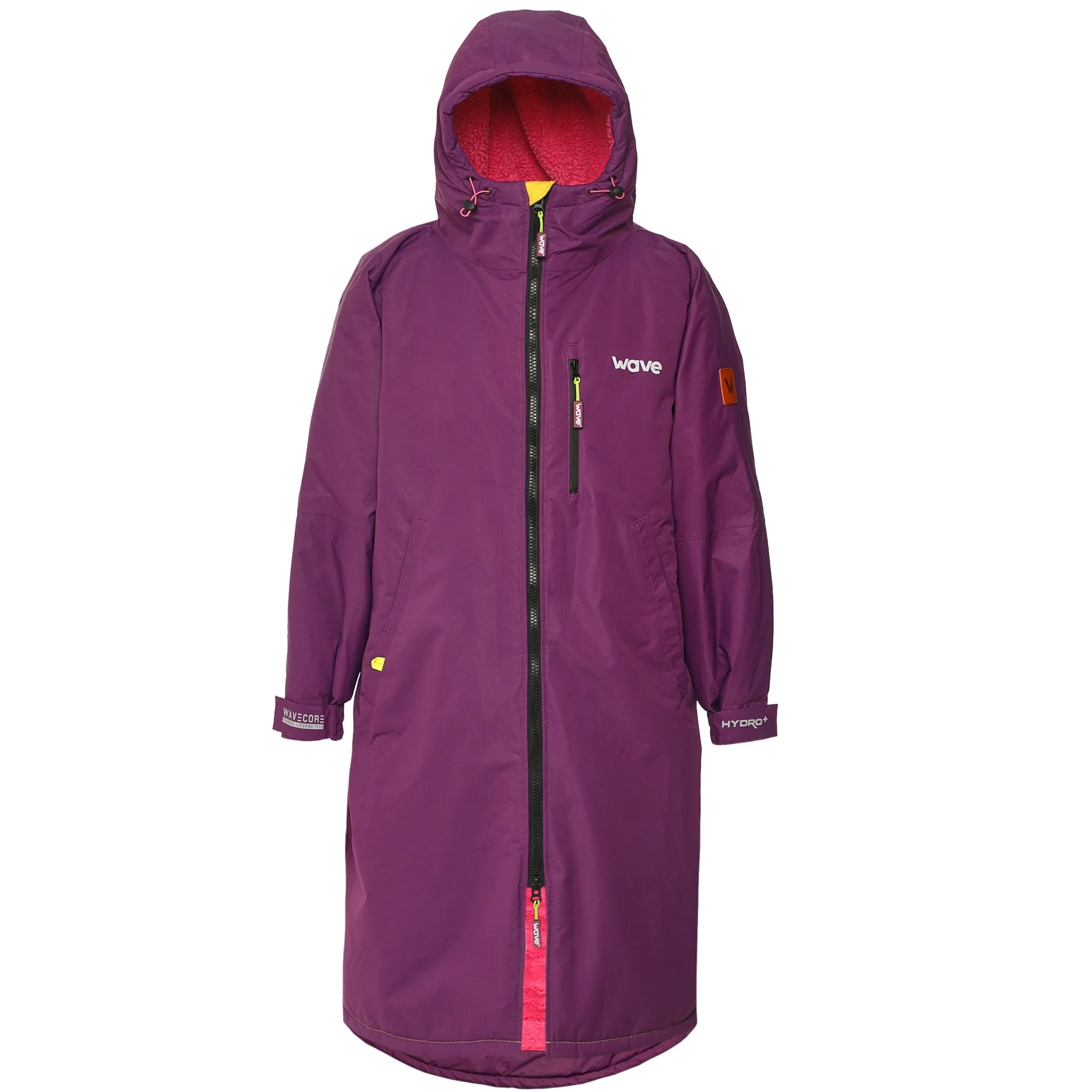 Fleece-Lined Waterproof Changing Robe | Waterproof & Windproof | Unisex | Purple