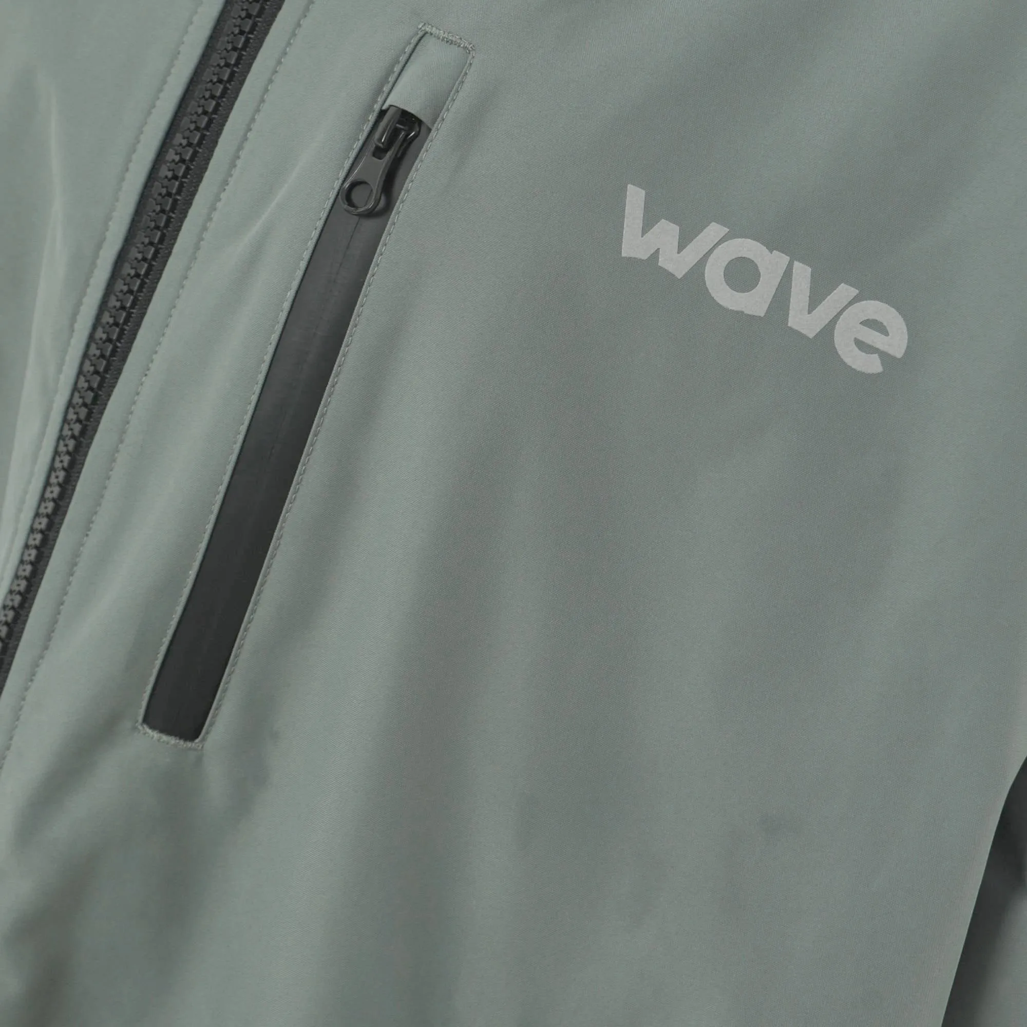 Fleece-Lined Waterproof Changing Robe | Waterproof & Windproof | Unisex | Sage Green