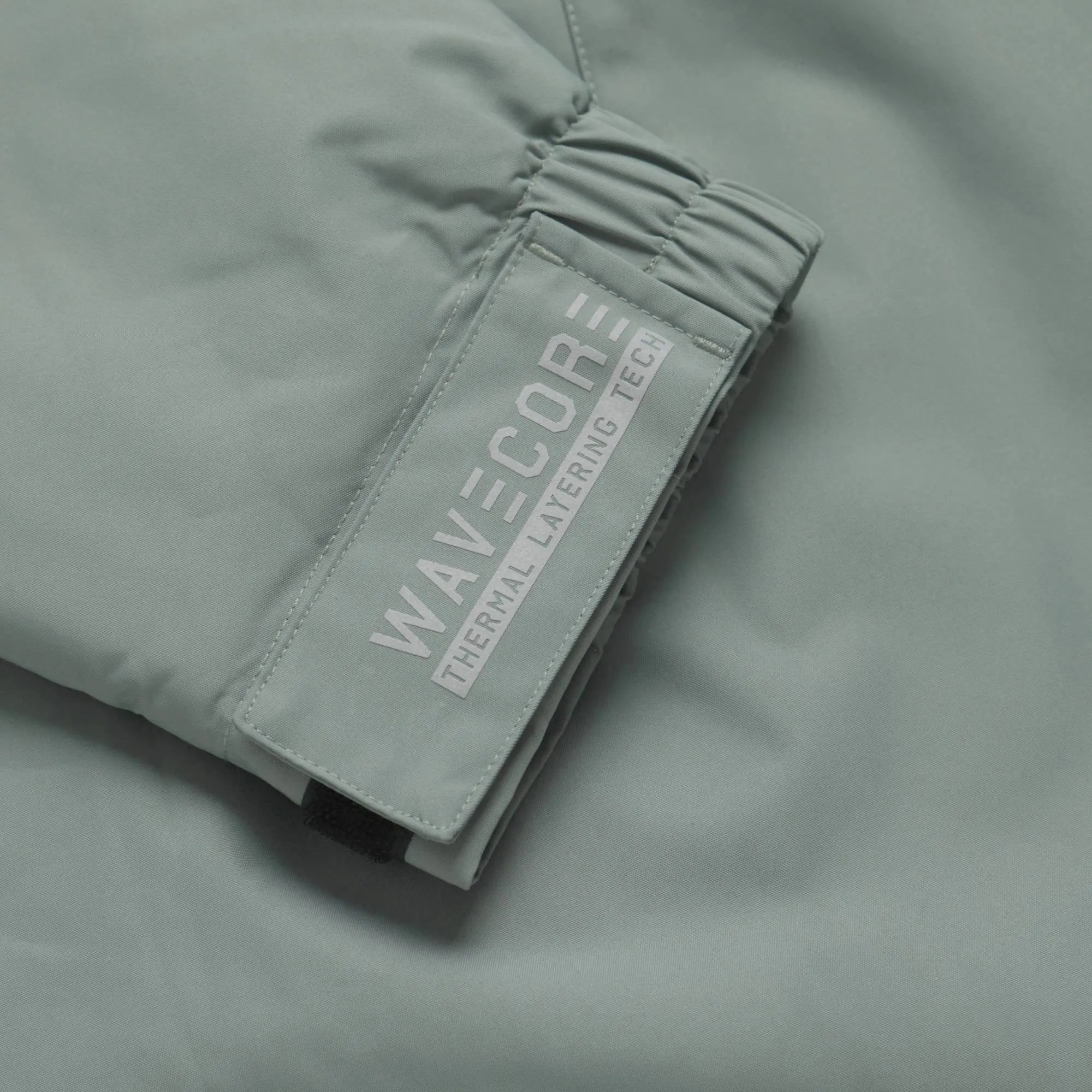 Fleece-Lined Waterproof Changing Robe | Waterproof & Windproof | Unisex | Sage Green