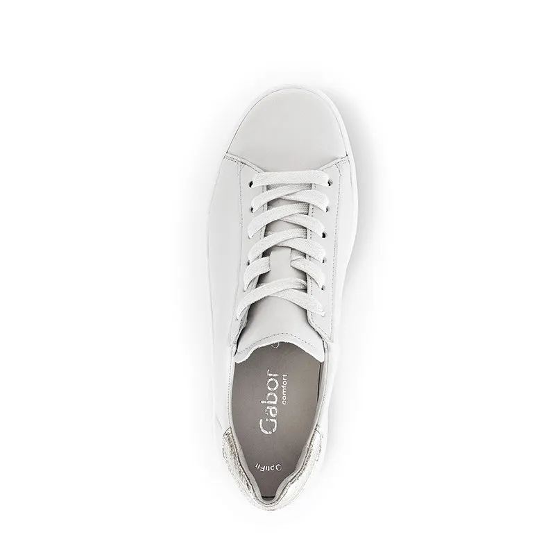 G46.395 - OFFWHITE/PLATINO LEATHER