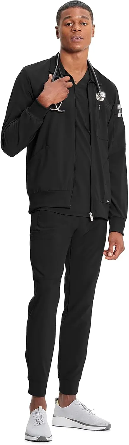Infinity Cherokee Men's Zipper Warm-Up Jacket with Side Panels and Collar Cuffs CK305A
