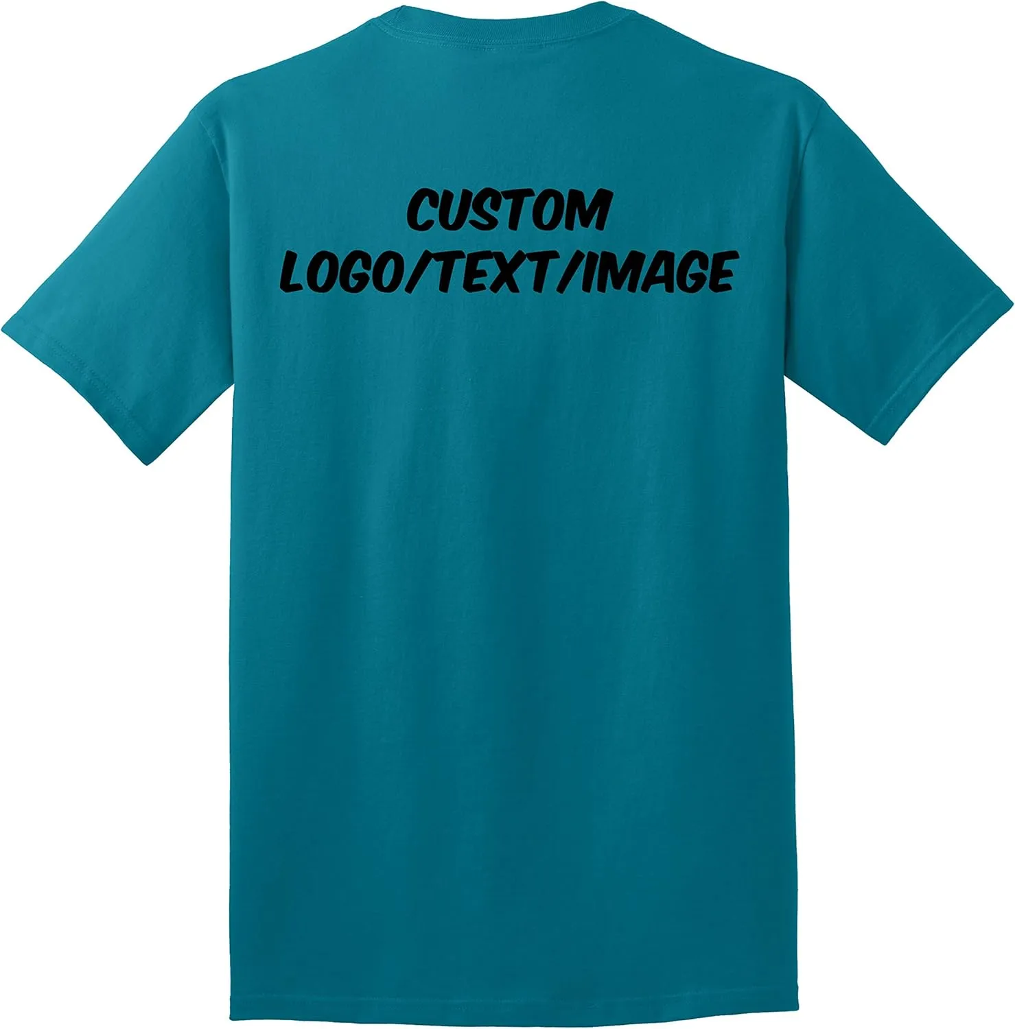 INK STITCH Unisex PC54 Custom Design Your Own Cotton Short Sleeve Tshirts - Multicolors