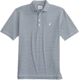 johnnie-O Performance Mesh Polo - Hunter Stripe