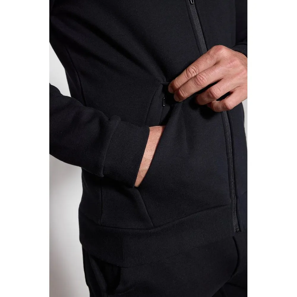 Mens The Comfort Zip Up Hoodie - Black