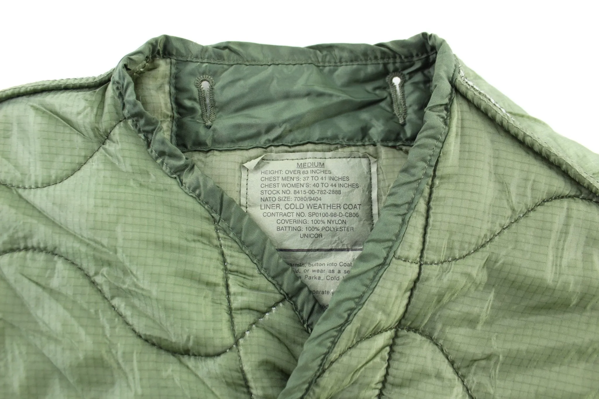 Military Liner Cold Weather Coat