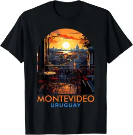 Montevideo Travel Adventure Trip Vacation Montevideo Uruguay T-Shirt
