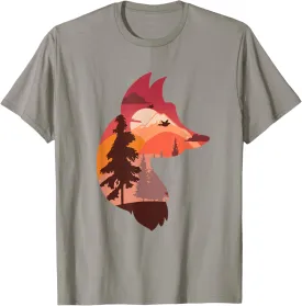 Nature Outdoor Hiking Travel Adventure Foxes - Wild Fox T-Shirt