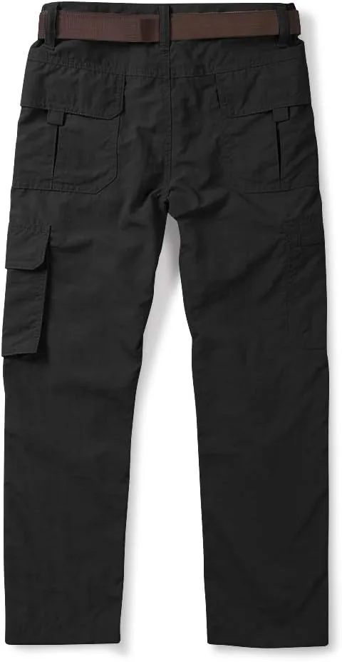 OCHENTA Men & Boys' Quick Dry Cargo Pants for Outdoor Hiking Camping Fishing