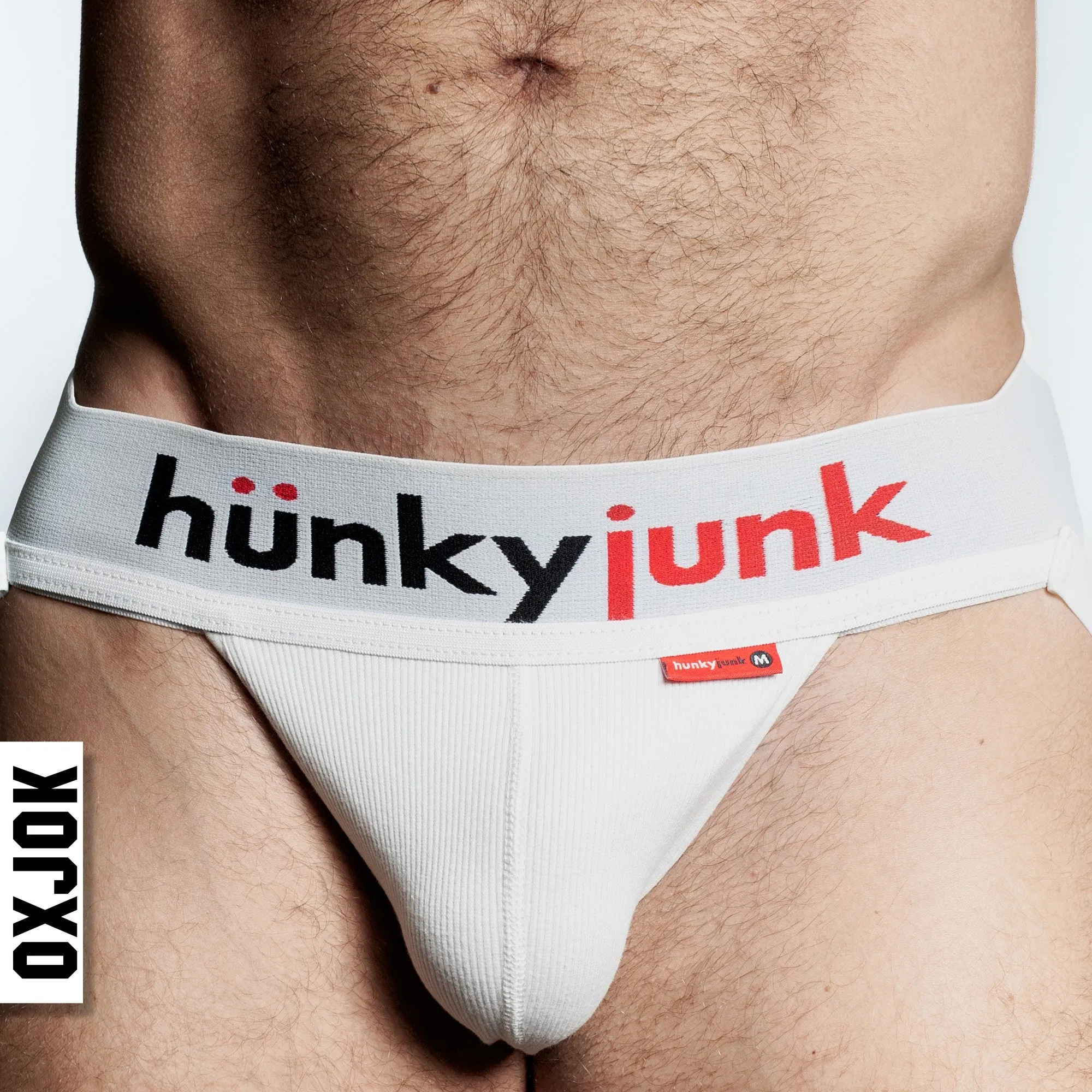Oxballs Hunker Jockstrap - white snow