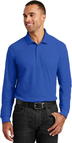Port Authority Long Sleeve Core Classic Pique Polo