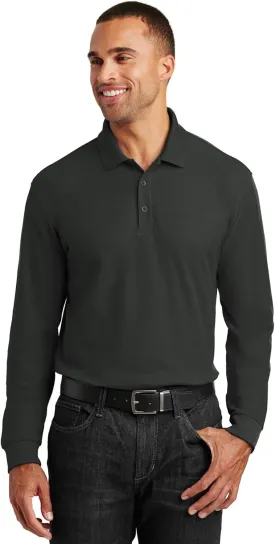 Port Authority Long Sleeve Core Classic Pique Polo
