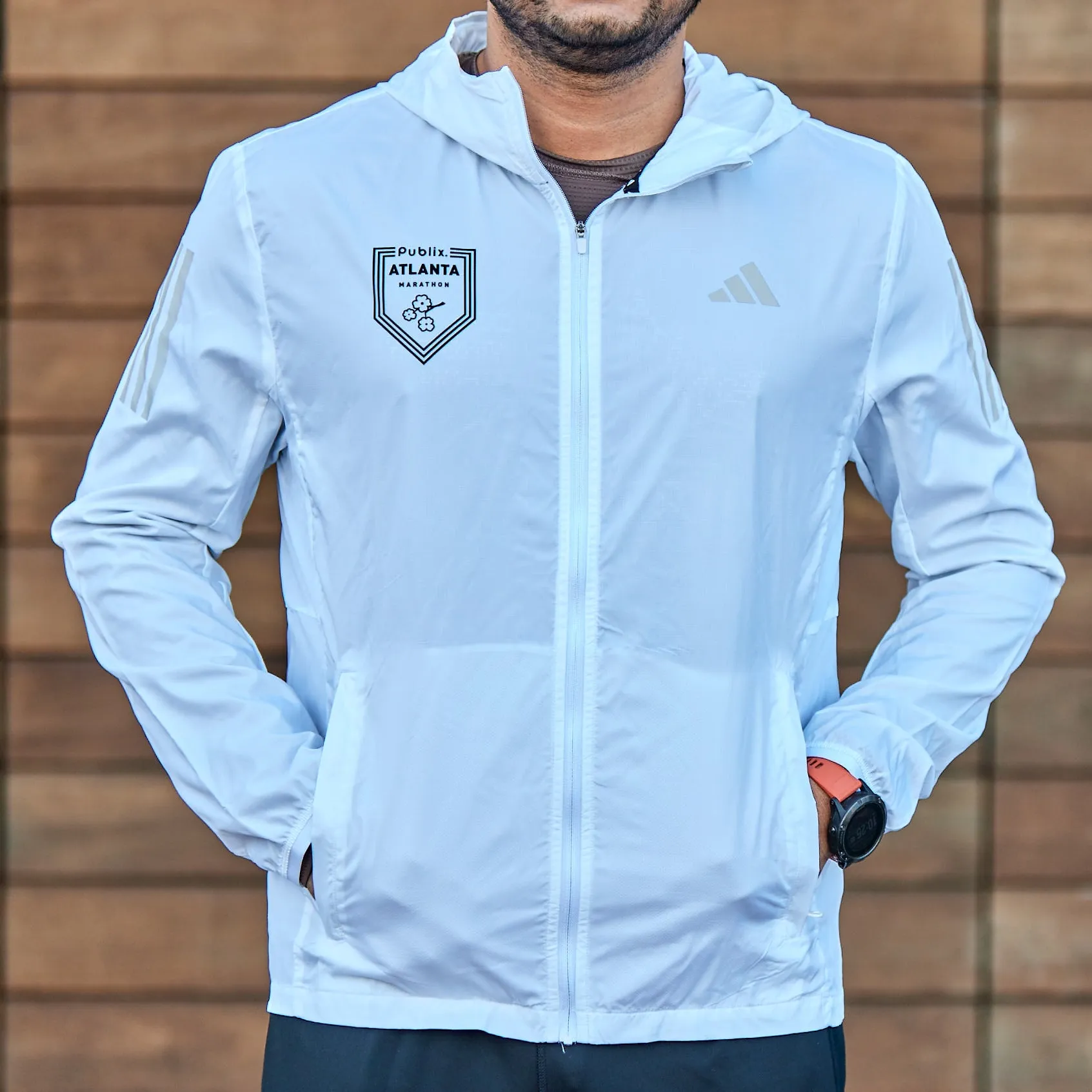 Publix Atlanta Marathon Weekend White Own the Run Jacket