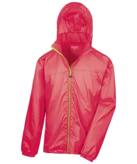 Raspberry/Lime - HDi quest lightweight stowable jacket