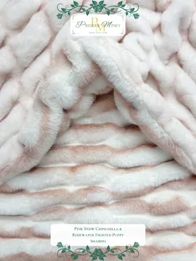 Ready To Ship - Luxe Plush - Child - Pink Snow Chinchilla Sharpei